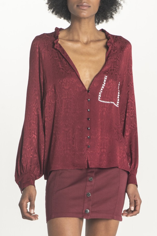 Jacquard blouse