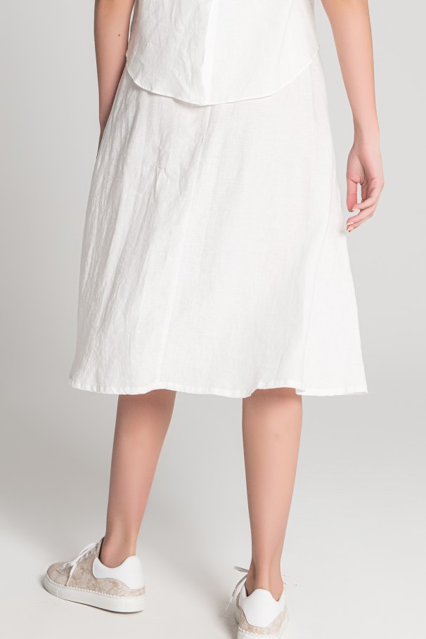 Printed midi skirt