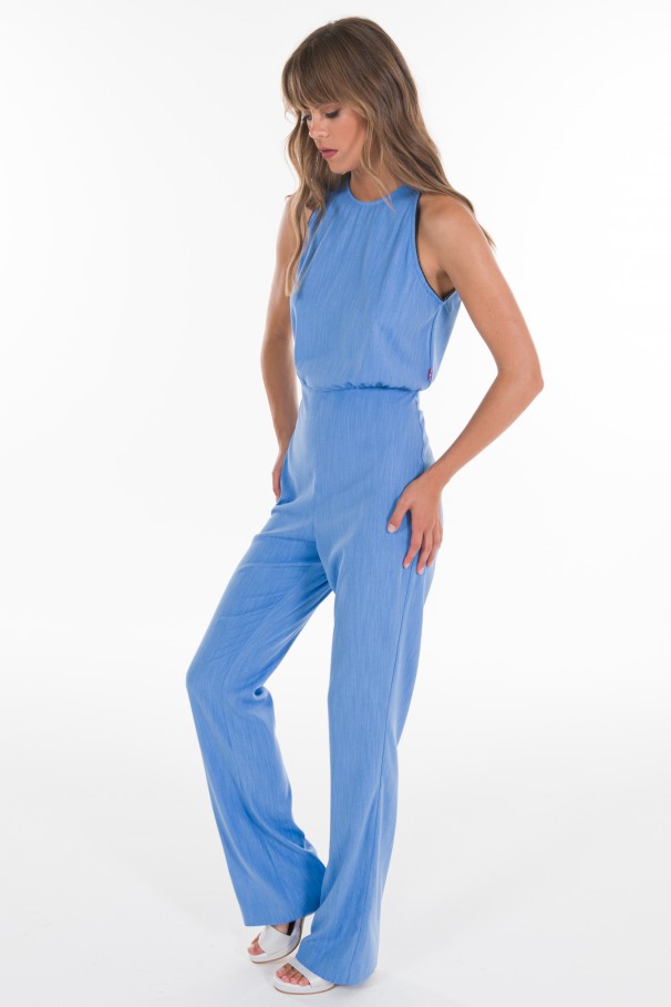 JUMPSUIT WITH HALTER NECKLINE