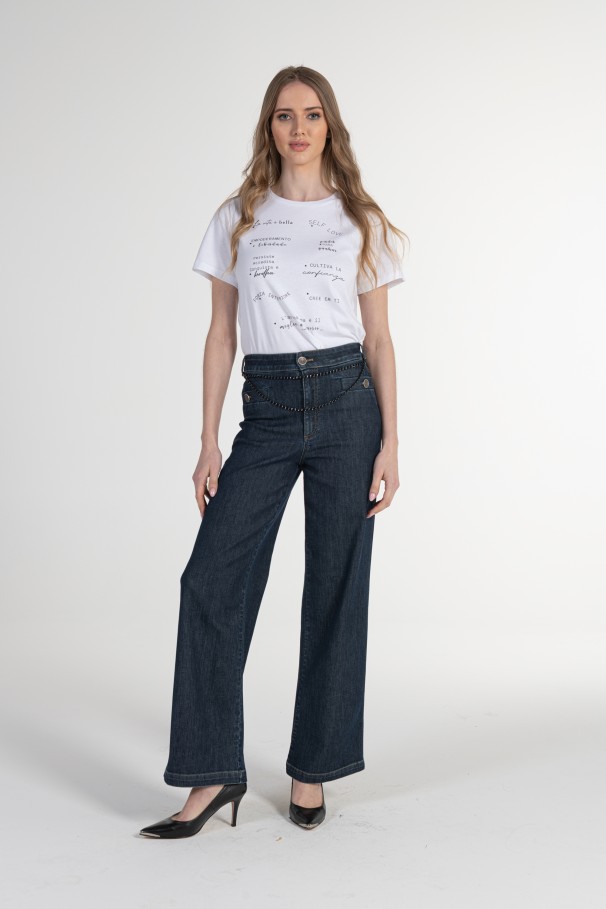 Wide leg jeans