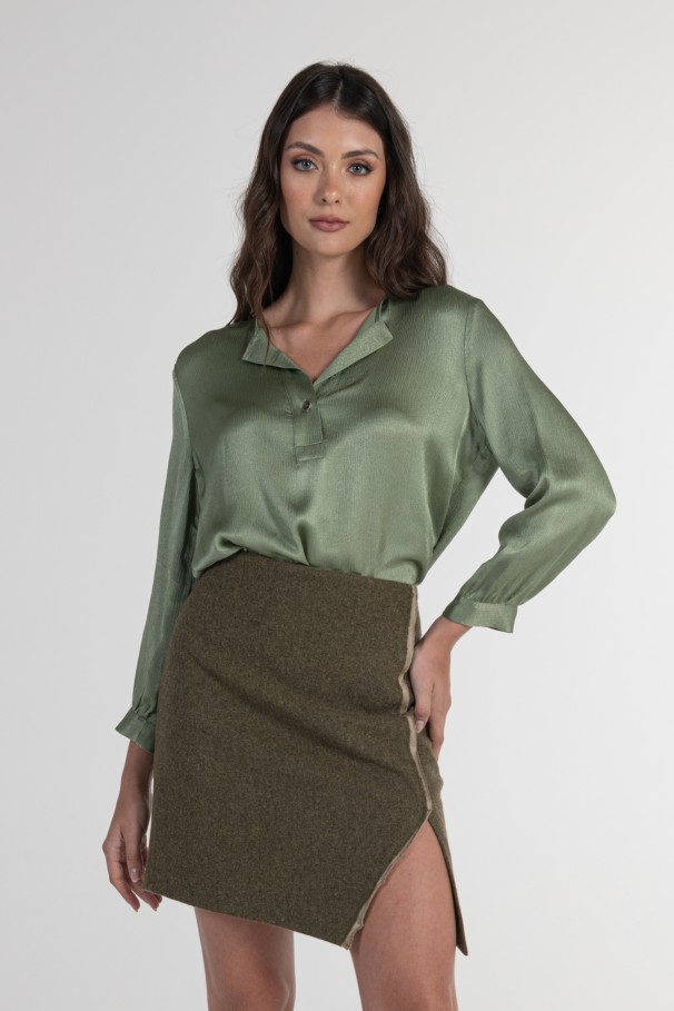 Blouse en satin