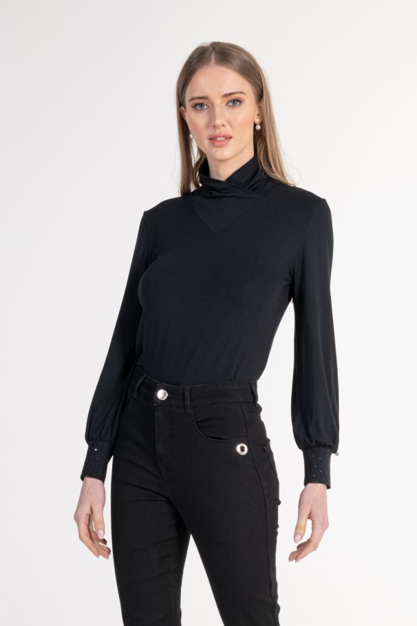 T-shirt coupe slim en viscose