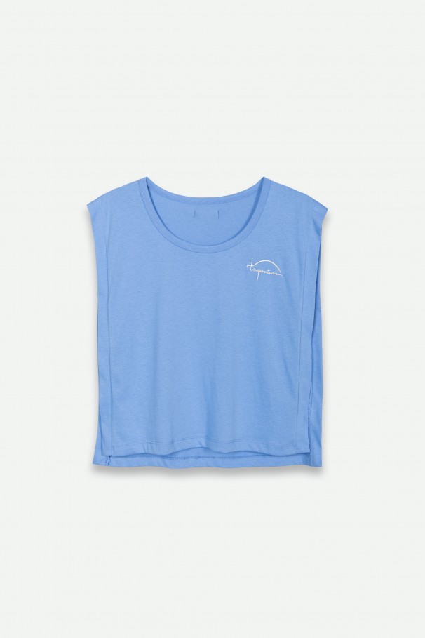 SLEEVELESS T-SHIRT