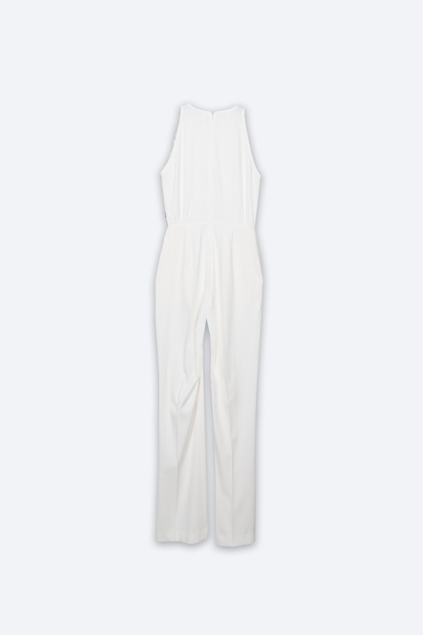 JUMPSUIT WITH HALTER NECKLINE