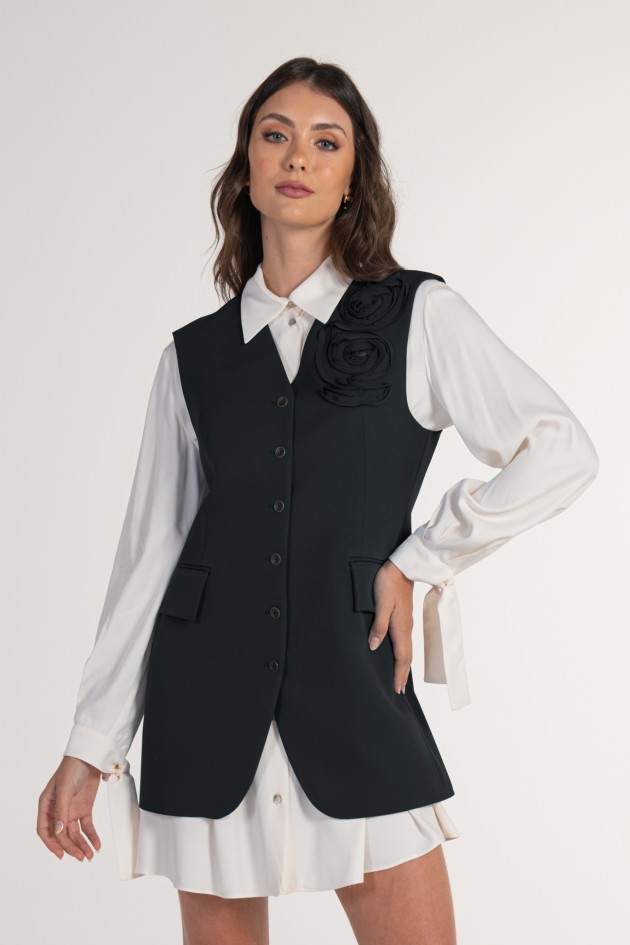 Gilet de tailleur slim