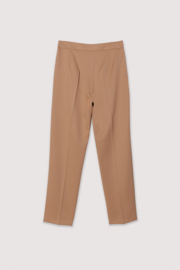 Short straight suit pants